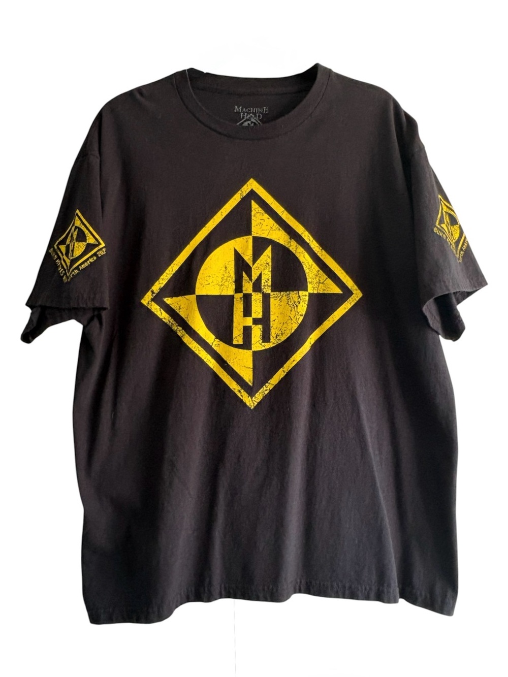Machine Head Burn My Eyes 2020 Tour TShirt “I Survived The MH Soundcheck”